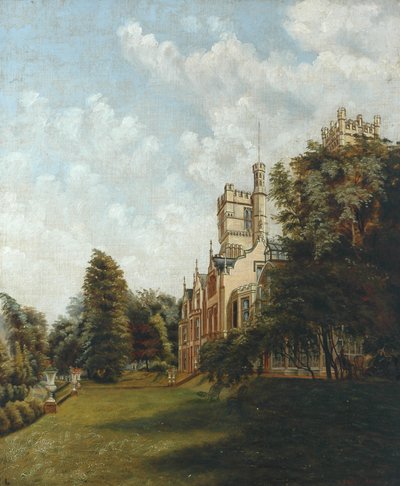 Cliffe Castle, 1883 by J. Clarke